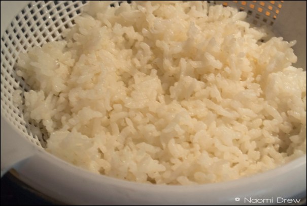 Draining Rice