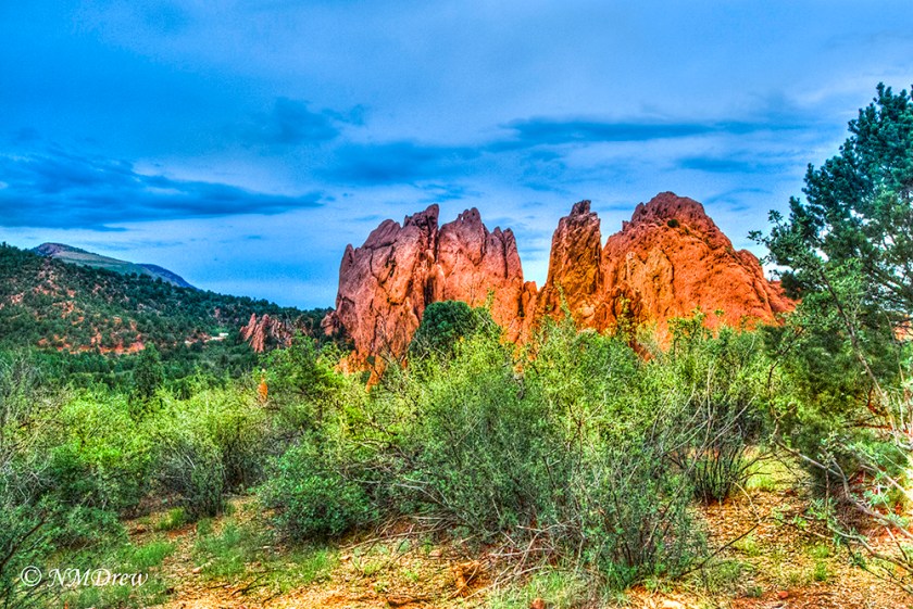 Storm Above Red Rock
